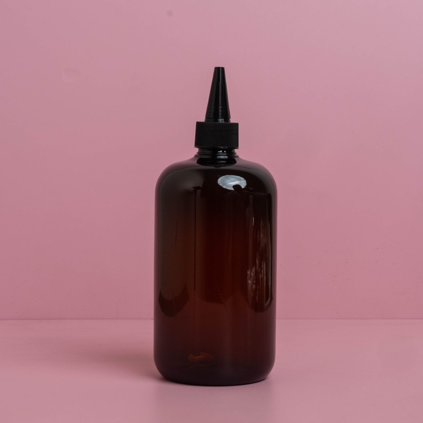 500Ml Short Pet Bottle With Black Applicator