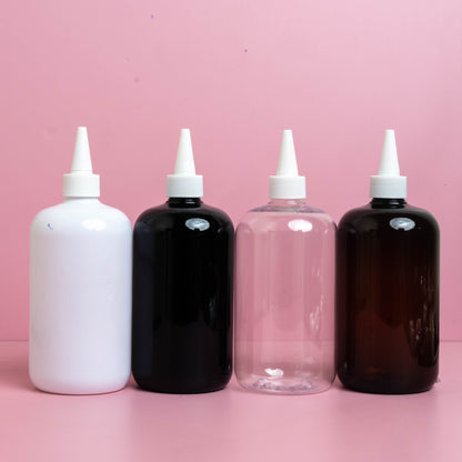 500Ml Short Pet Bottle With White Applicator
