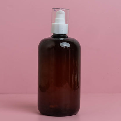 500Ml Short Pet Bottle With White Treatment Pump