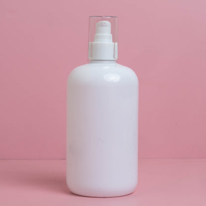 500Ml Short Pet Bottle With White Treatment Pump