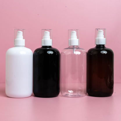 500Ml Short Pet Bottle With White Treatment Pump