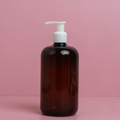 500Ml Short Pet Bottle With Old White Lotion Pump