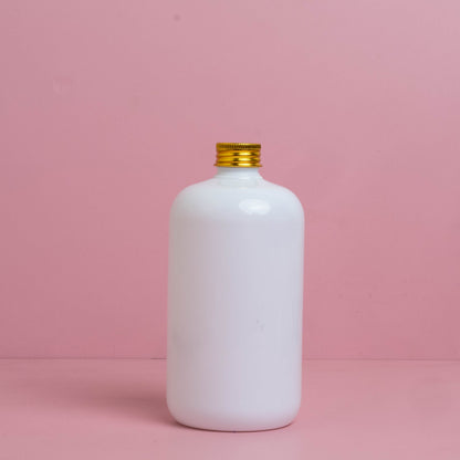 500Ml Short Pet Bottle With Gold Aluminium Screw Caps
