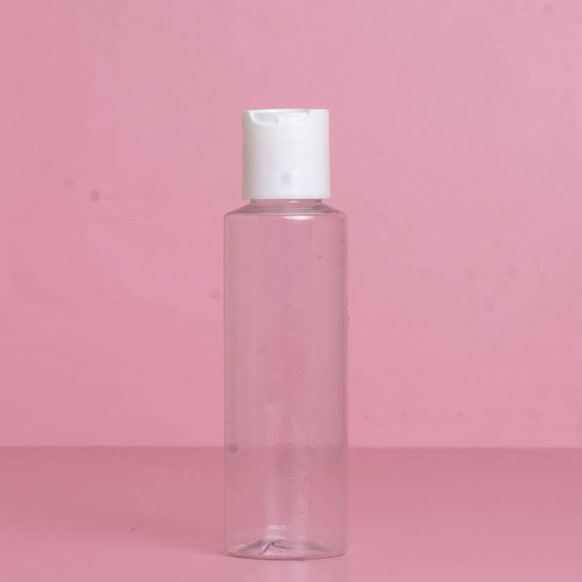 100Ml Pet Bottle With White Press Cap
