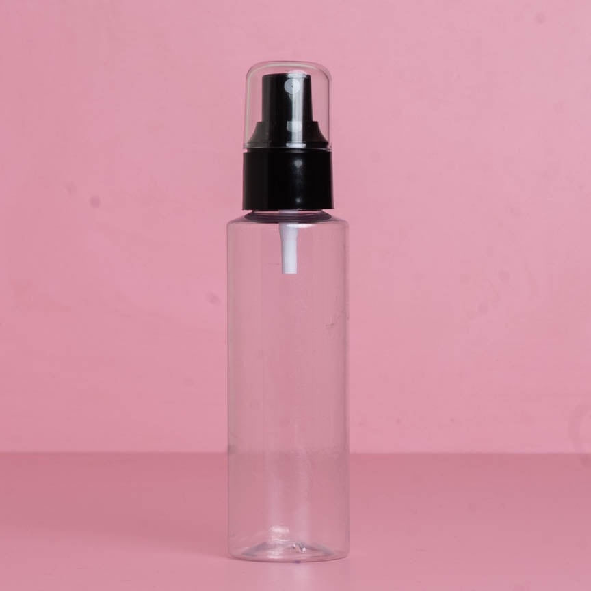 100Ml Pet Bottle With Black Mist Spray