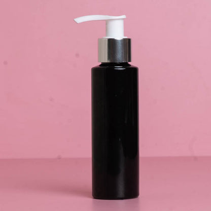 100Ml Pet Bottle With Silver White Lotion Pump