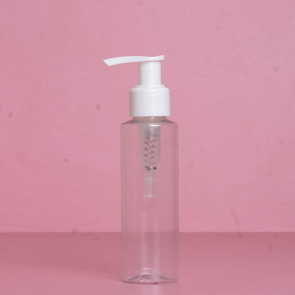 100Ml Pet Bottle With Old White Lotion Pump