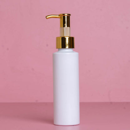 100Ml Pet Bottle With All Gold Luxury Pump