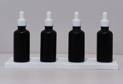50Ml Glass Bottle With Plain White Dropper (Round)