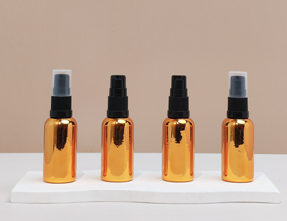 30Ml Glass Bottle With Black Treatment Pump (Round)