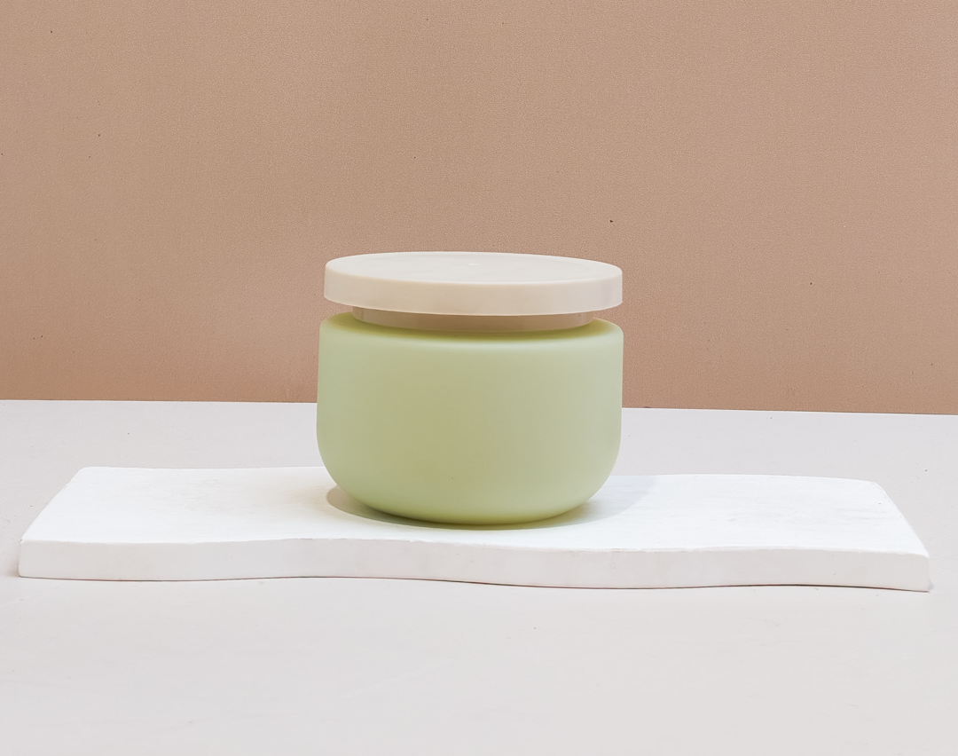 Soft Touch Green Jars
