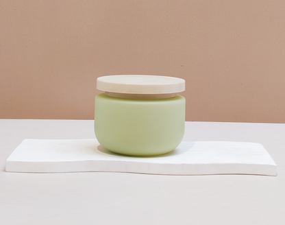 Soft Touch Green Jars