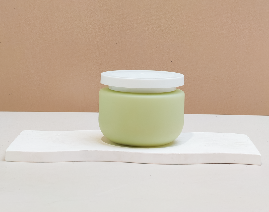 Soft Touch Green Jars