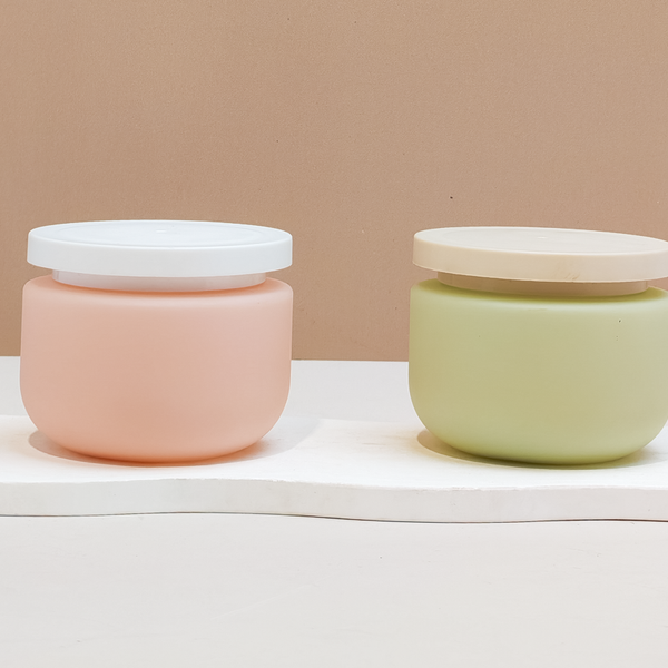 Soft Touch Green Jars