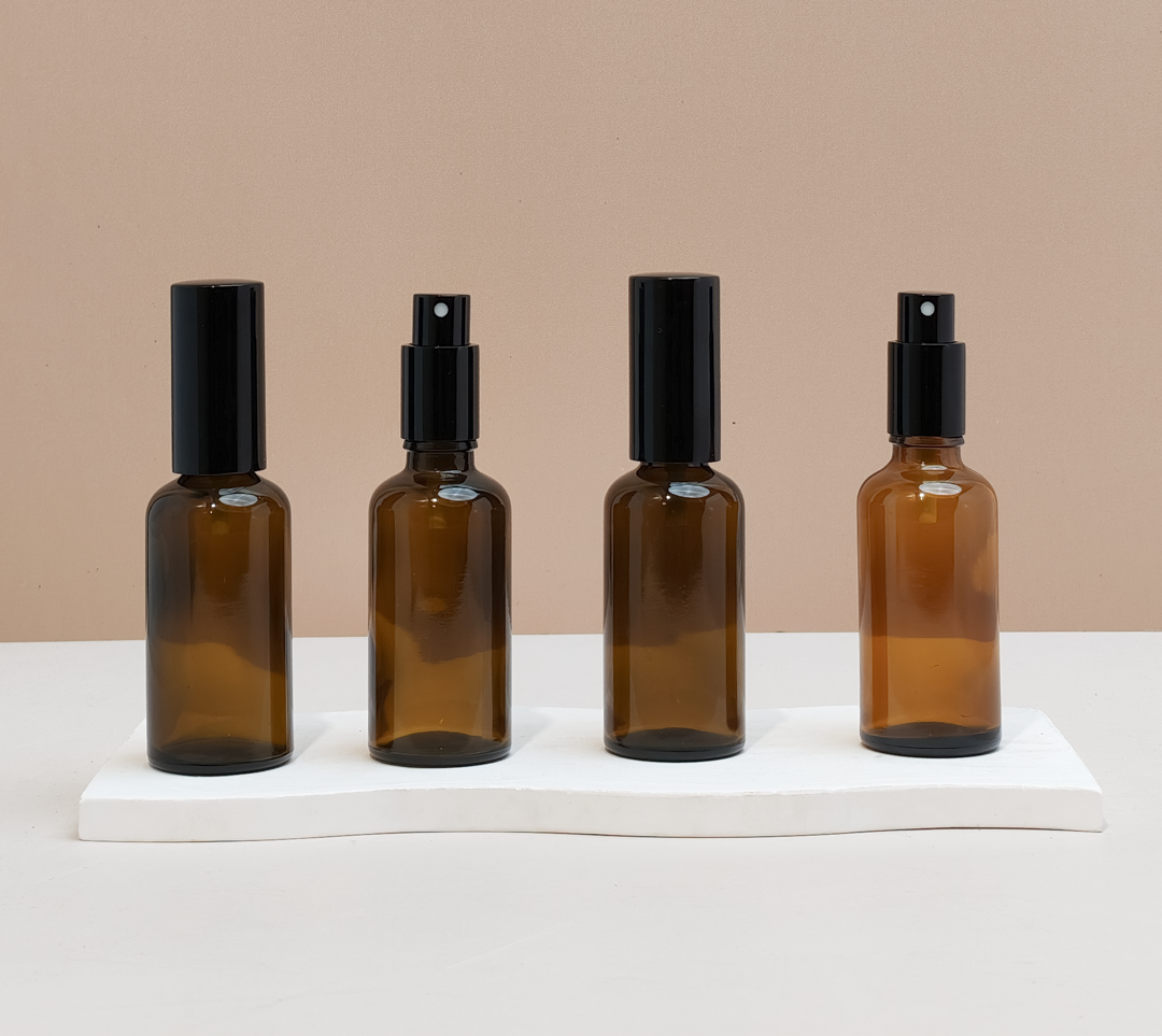 50ml Glass Bottle with New Black Mist