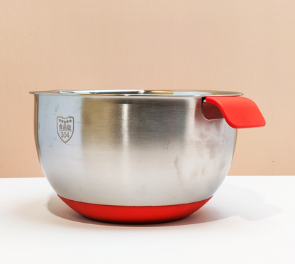Stainless Steel Mixing Bowls with Silicone Base