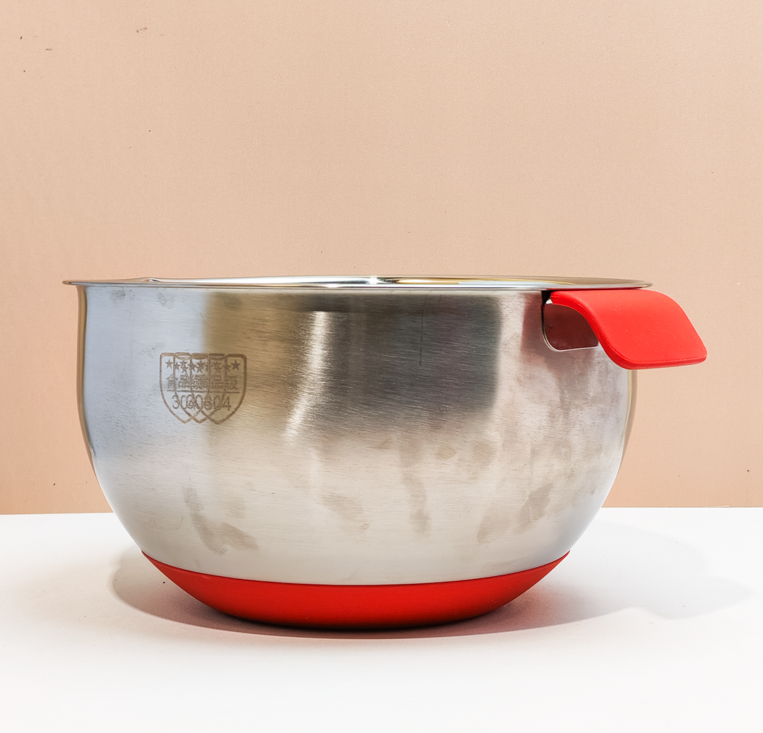 Stainless Steel Mixing Bowls with Silicone Base