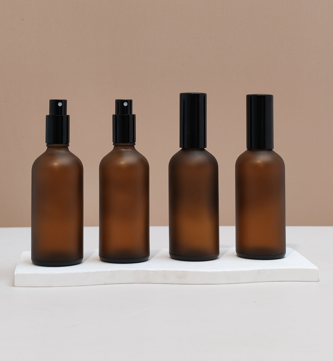 100ml Glass Bottle with New Black Mist