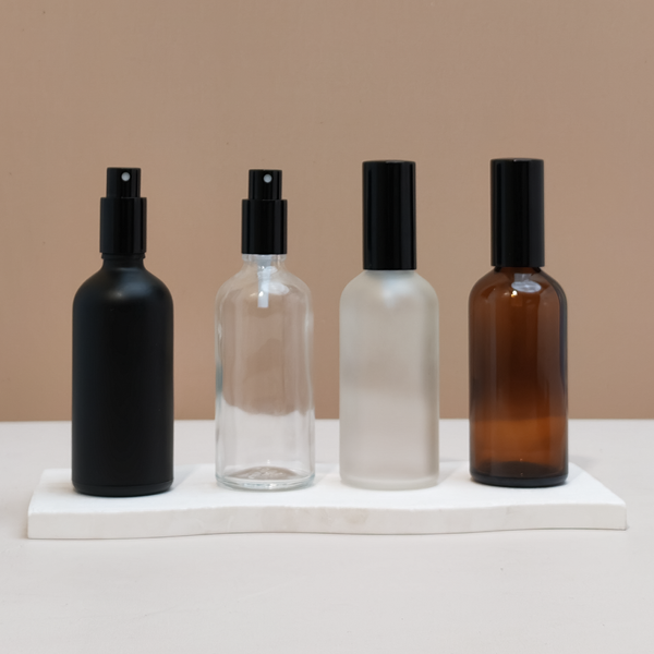 100ml Glass Bottle with New Black Mist