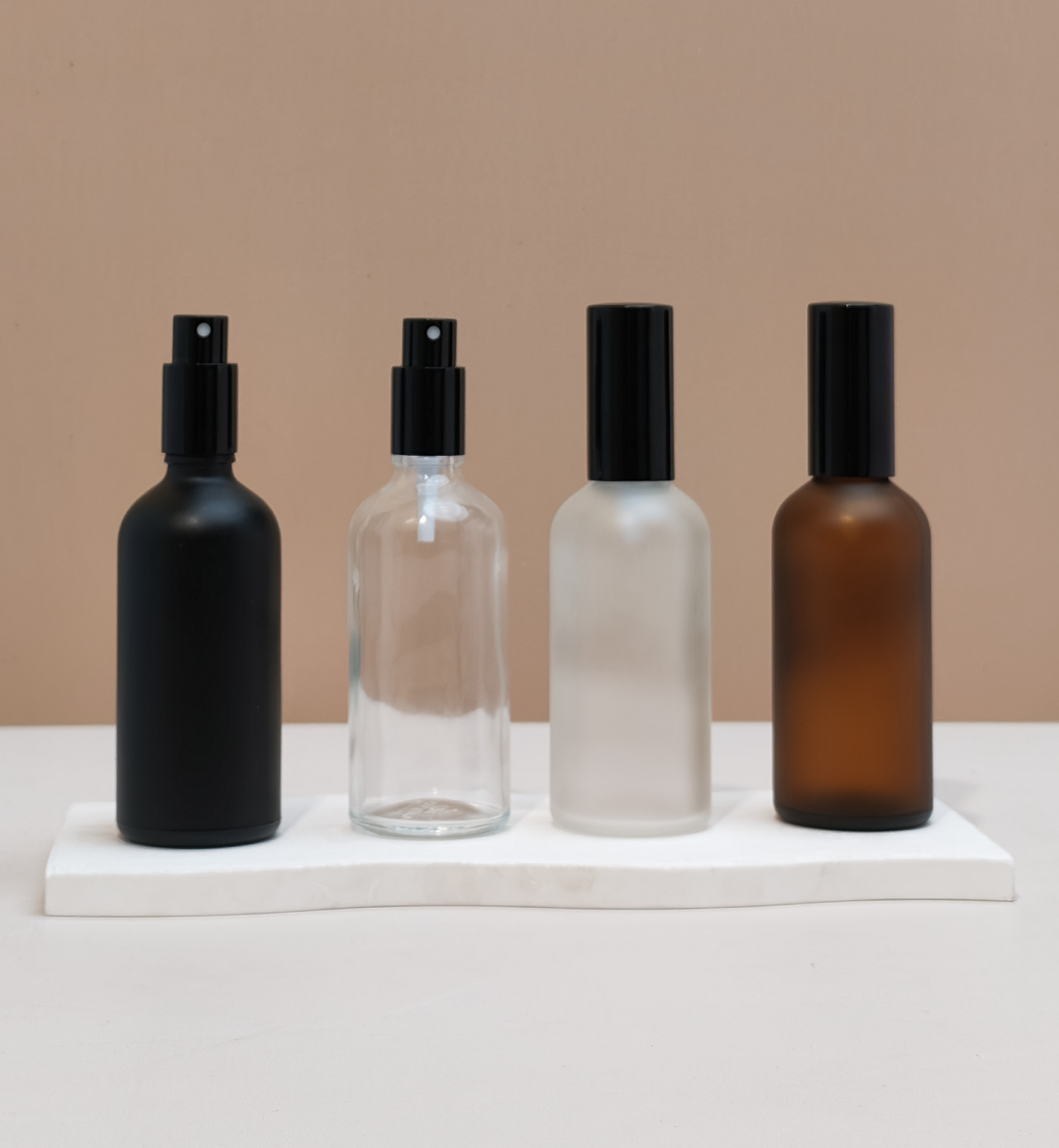 100ml Glass Bottle with New Black Mist
