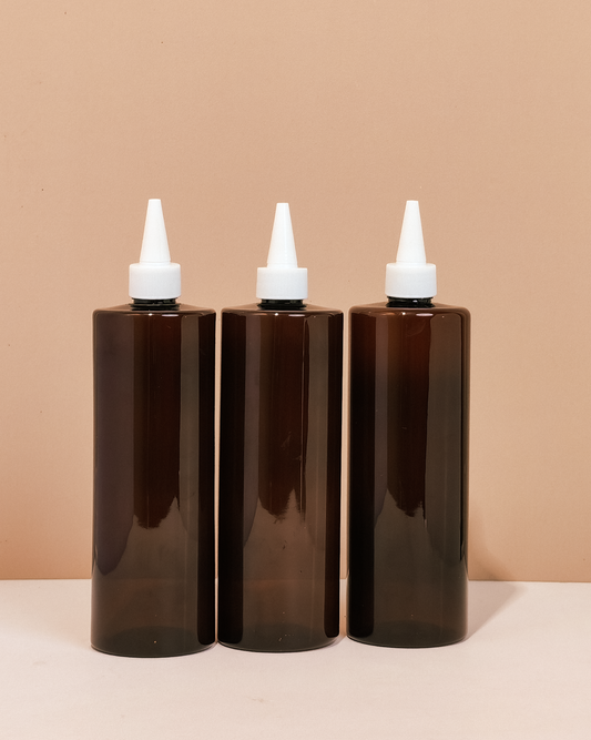 500Ml Tall Pet Bottle With White Applicator