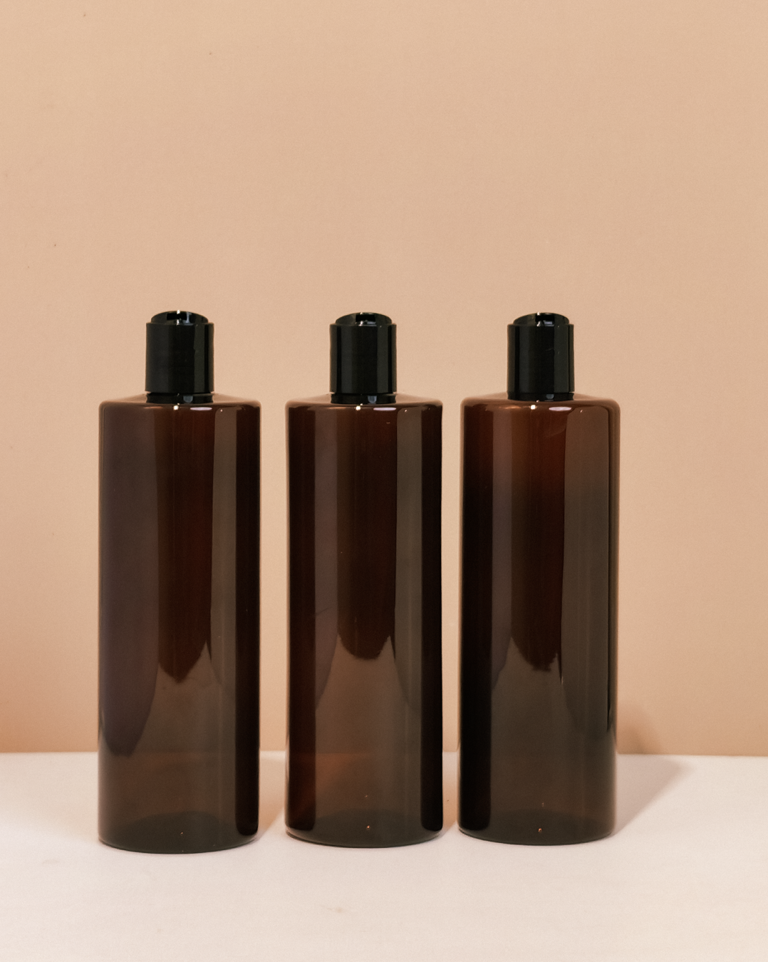 500Ml Tall Pet Bottle With Black Press Cap