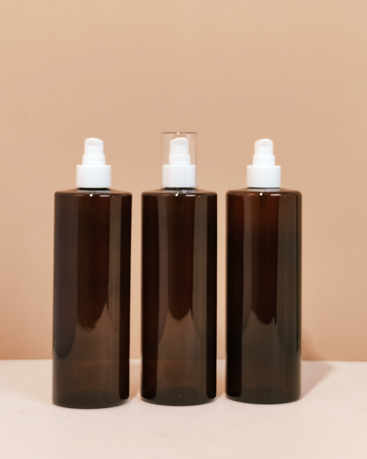 500Ml Tall Pet Bottle With White Treatment Pump