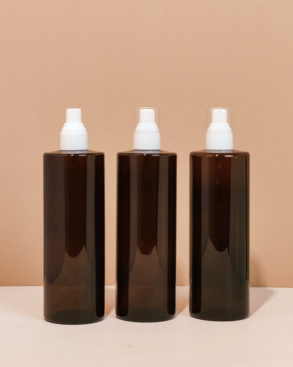 500Ml Tall Pet Bottle With White Mist Spray