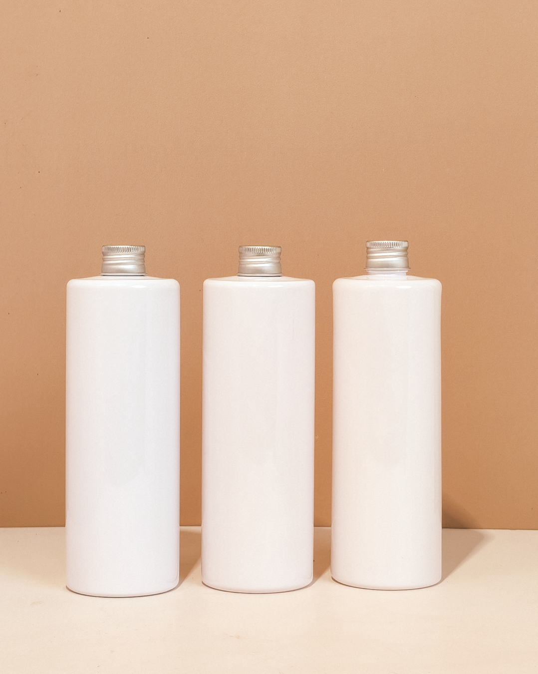 500ml Tall Pet Bottle with Silver Aluminium Screw Cap