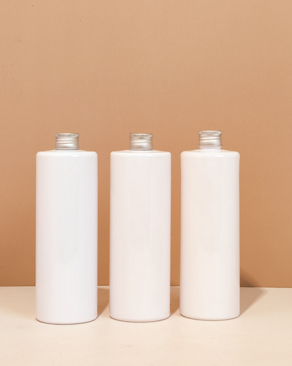 500ml Tall Pet Bottle with Silver Aluminium Screw Cap