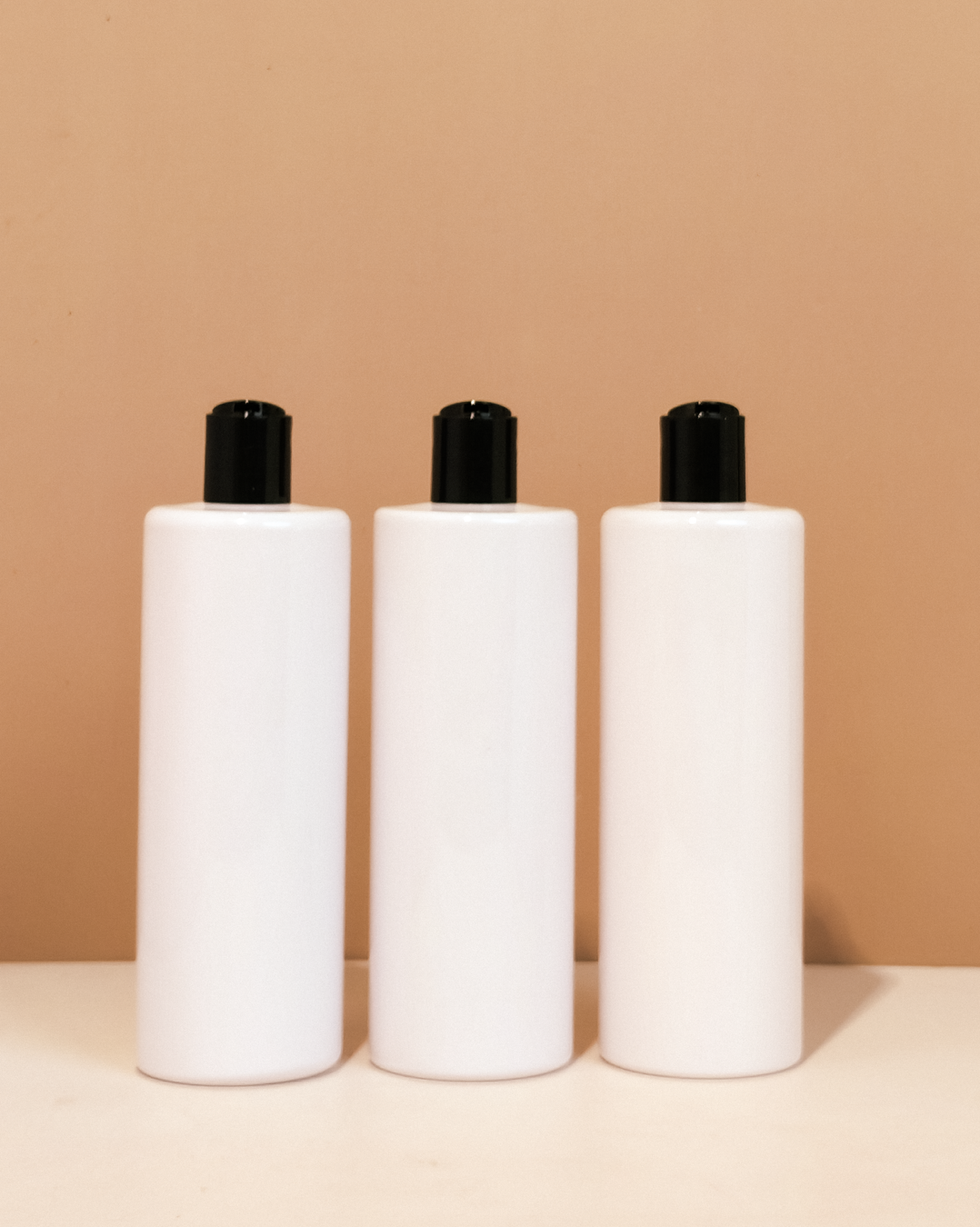 500Ml Tall Pet Bottle With Black Press Cap