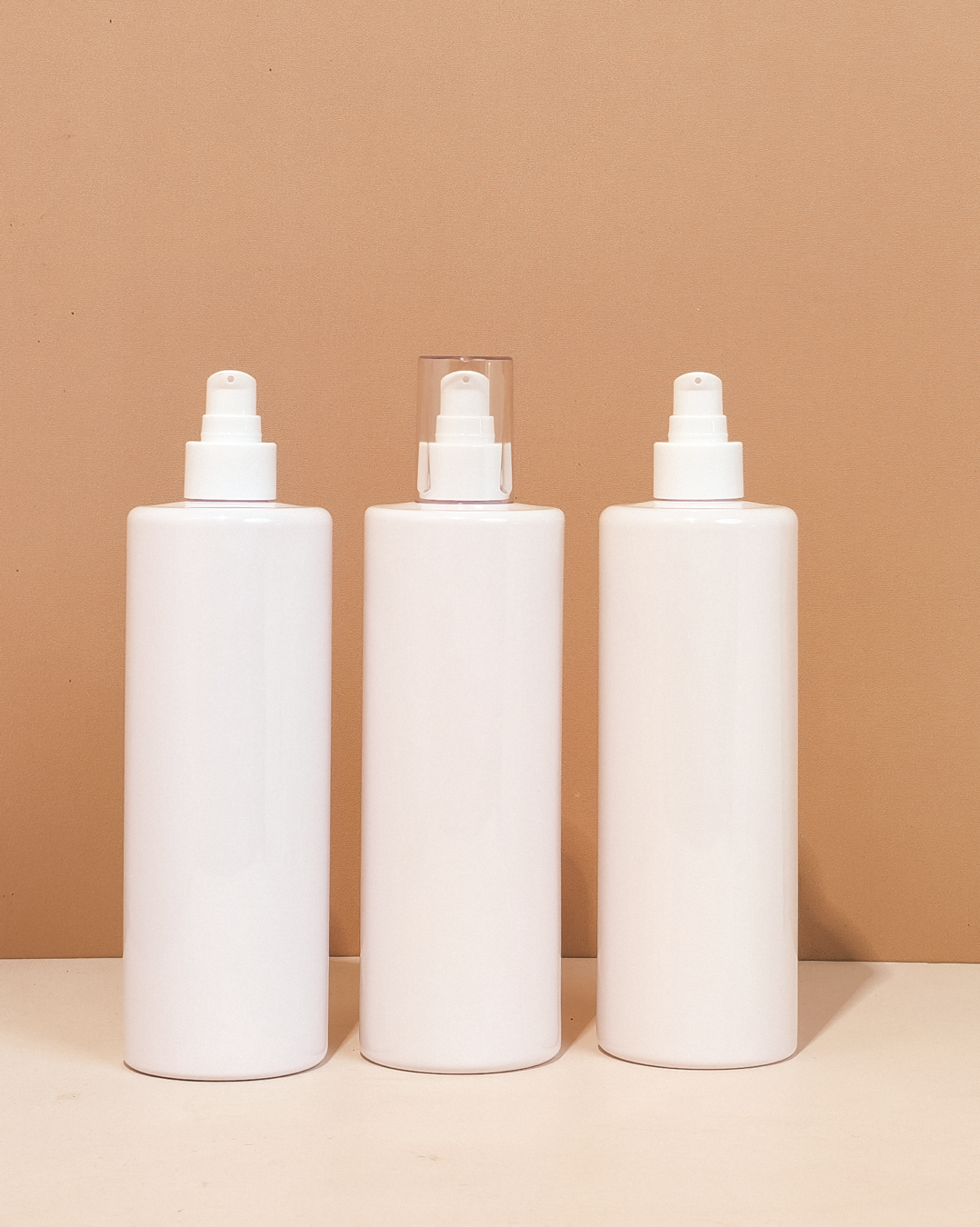 500Ml Tall Pet Bottle With White Treatment Pump