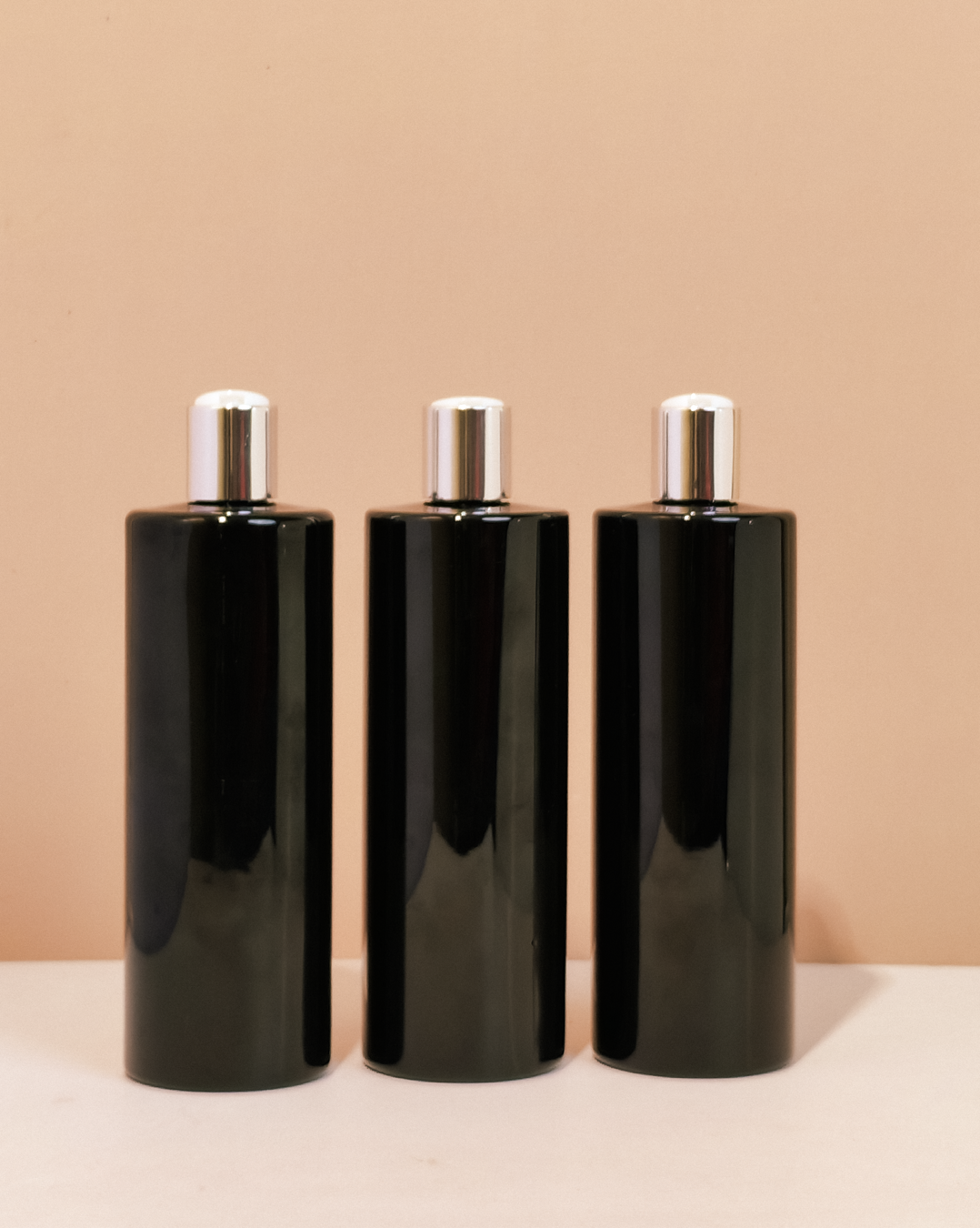 500Ml Tall Pet Bottle With Silver Press Cap