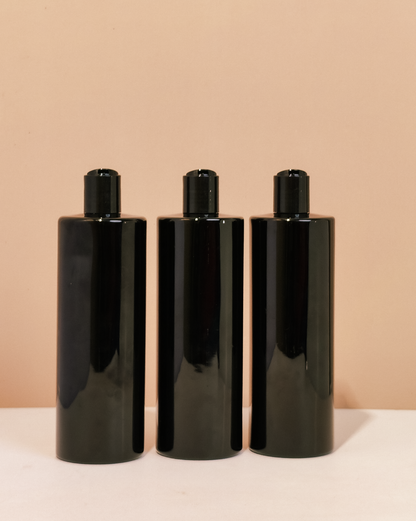 500Ml Tall Pet Bottle With Black Press Cap