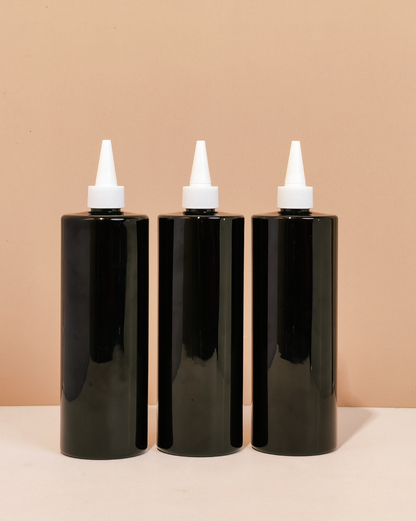 500Ml Tall Pet Bottle With White Applicator
