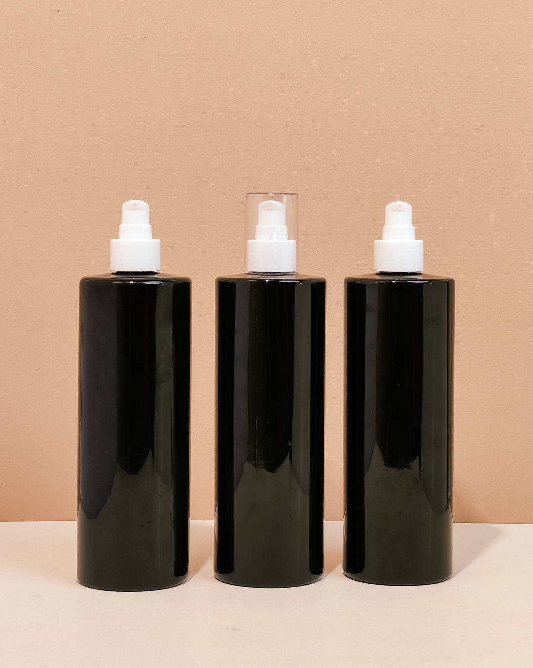 500Ml Tall Pet Bottle With White Treatment Pump