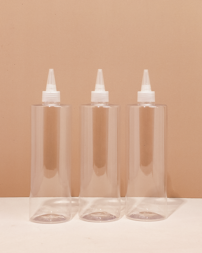 500Ml Tall Pet Bottle With Clear Applicator