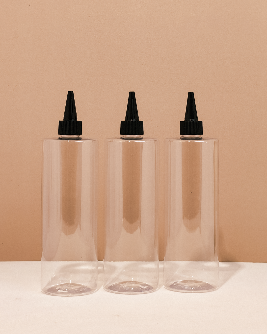 500Ml Tall Pet Bottle With Black Applicator