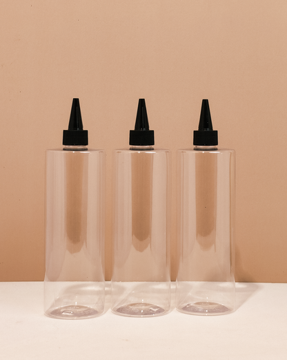 500Ml Tall Pet Bottle With Black Applicator