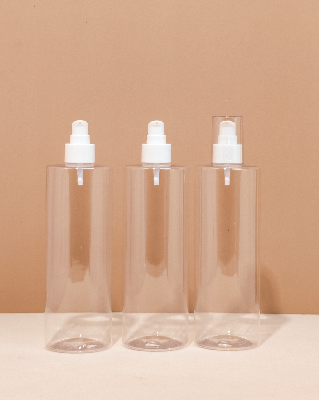 500Ml Tall Pet Bottle With White Treatment Pump