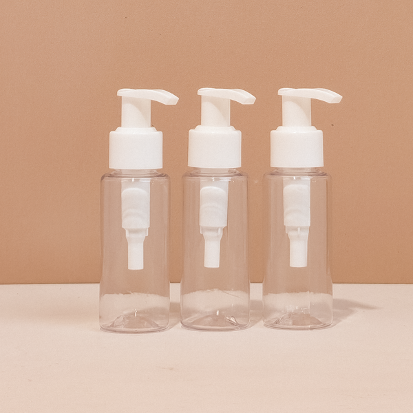 60Ml Pet Bottle With Old White Lotion Pumps
