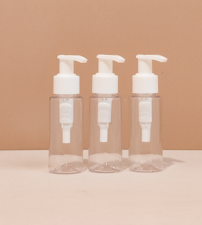 60Ml Pet Bottle With Old White Lotion Pumps