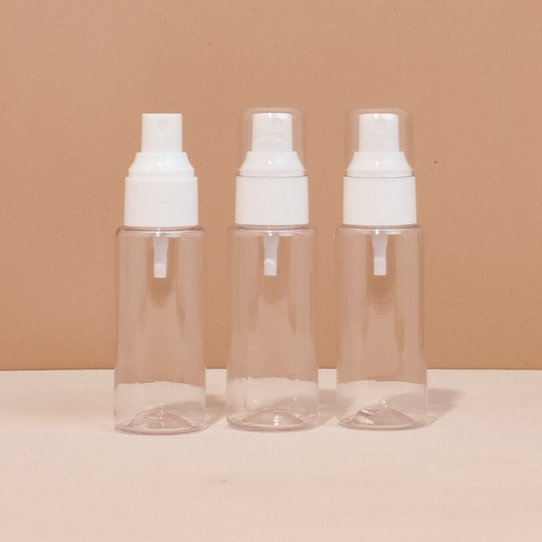60Ml Pet Bottle With White Mist Sprayer