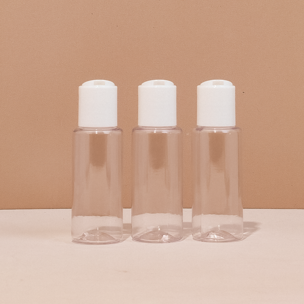 60Ml Pet Bottle With White Press Cap