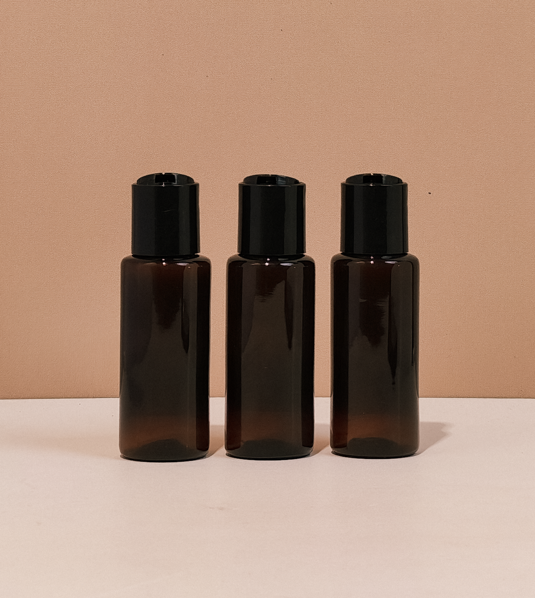 60Ml Pet Bottle With Black Press Cap