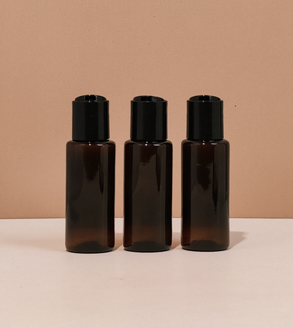 60Ml Pet Bottle With Black Press Cap