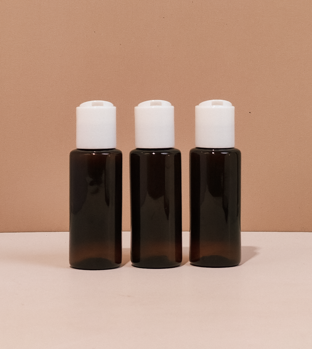 60Ml Pet Bottle With White Press Cap