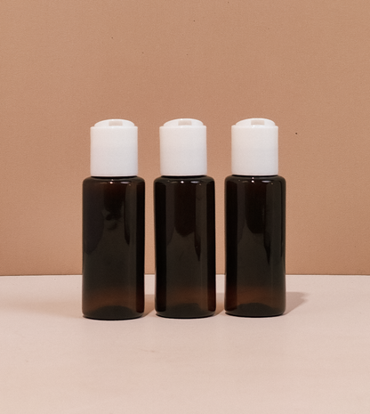 60Ml Pet Bottle With White Press Cap