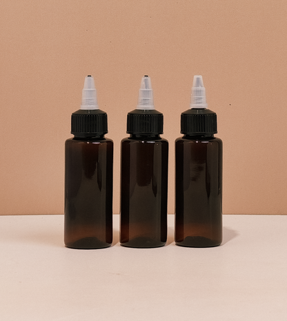 60Ml Pet Bottle With Black Applicator With Clear Top