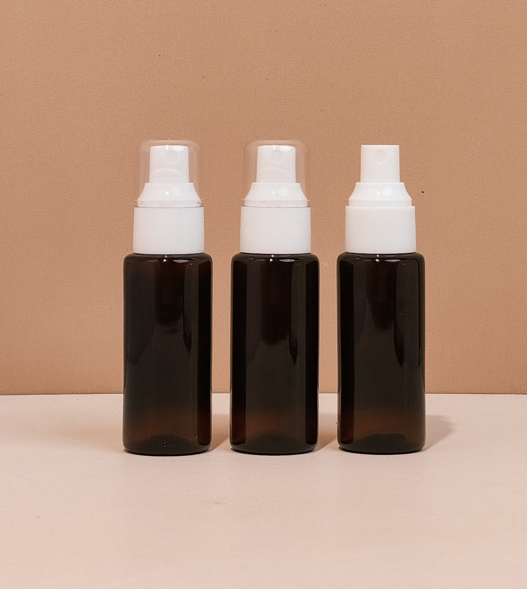 60Ml Pet Bottle With White Mist Sprayer